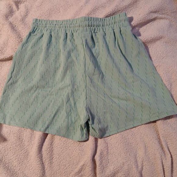 Women's Light Green Wide Leg Shorts NWT   SZ  Large - Picture 5 of 6